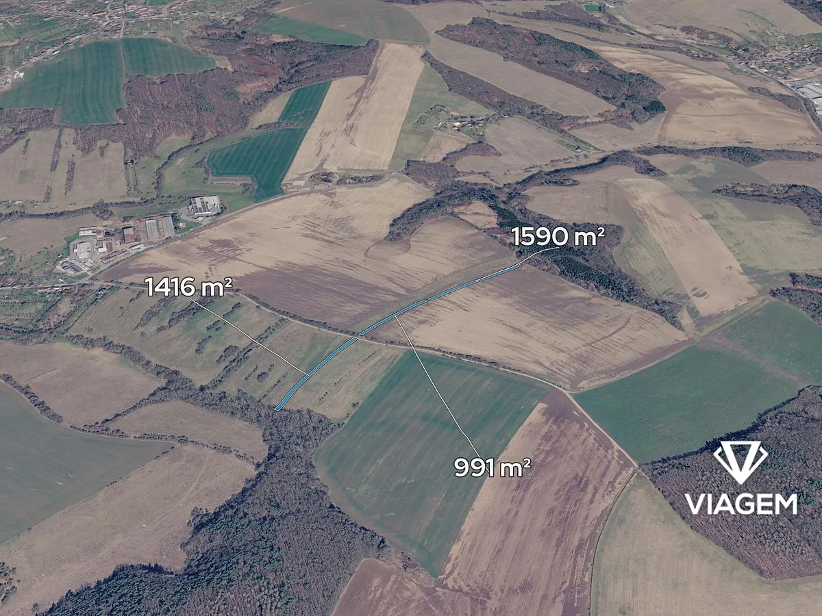Prodej podílu 5/8 pole 2498 m²
